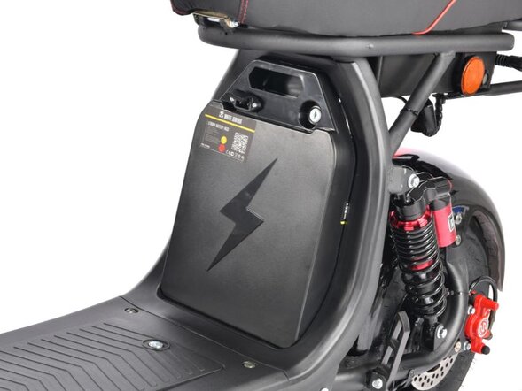 Электроскутер White Siberia PRO 2WD 4000W 60v21ah (полноприводный, 2*2000W)